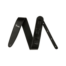 Fender Vegan Leather Guitar Strap, Black