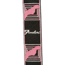 Fender Japan Hama Okamoto Signature Guitar Strap, Black/Pink