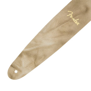 Fender Tie-dye Leather Guitar Strap, Natural