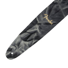 Fender Tie-dye Leather Guitar Strap, Black