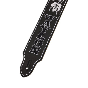 Fender Waylon Jennings Signature Guitar Strap, Black