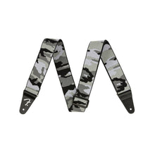 Fender WeighLess 2-Inch Camo Guitar Strap, Gray Camo