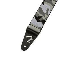 Fender WeighLess 2-Inch Camo Guitar Strap, Gray Camo