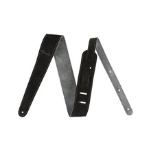 Fender 2inch Reversible Suede Guitar Strap, Black/Gray