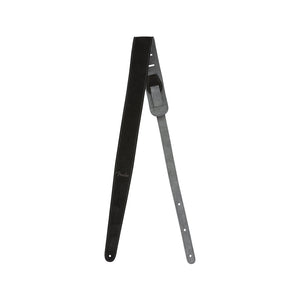 Fender 2inch Reversible Suede Guitar Strap, Black/Gray