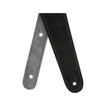 Fender 2inch Reversible Suede Guitar Strap, Black/Gray
