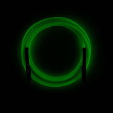 Fender 10 FT Professional Series Glow in the Dark Instrument Cable, Green