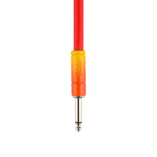 Fender Ombre Series Instrument Cable, 10 ft Straight/Straight, Tequila Sunrise