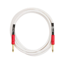Fender John 5 10FT Instrument Cable, White and Red