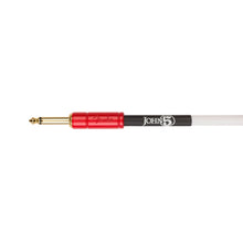 Fender John 5 10FT Instrument Cable, White and Red