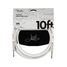 Fender Juanes 10ft Instrument Cable, Luna White