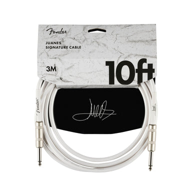 Fender Juanes 10ft Instrument Cable, Luna White