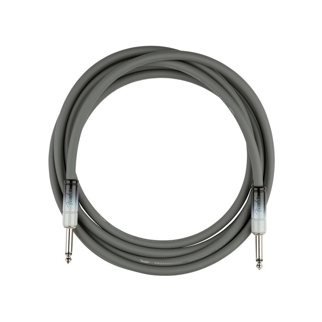 Fender Ombr� Series Instrument Cable, 10 ft Straight/Straight, Silver Smoke