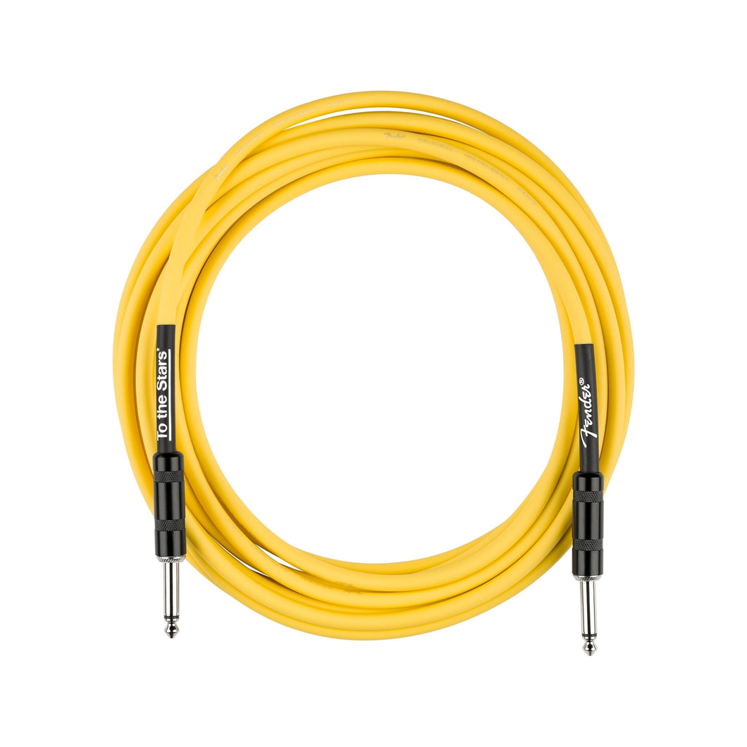 Fender Tom DeLonge To The Stars 10ft Instrument Cable, Graffiti Yellow