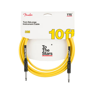 Fender Tom DeLonge To The Stars 10ft Instrument Cable, Graffiti Yellow