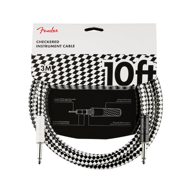 Fender Professional Series 10ft Instrument Cable, Checkboard