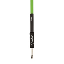 Fender 18.6 FT Professional Series Glow in the Dark Instrument Cable, Green
