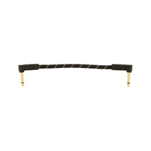 Fender Deluxe Series Patch Cable, 6inch, Black Tweed, Each
