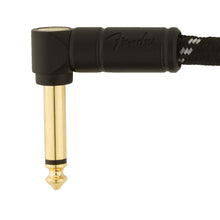 Fender Deluxe Series Patch Cable, 6inch, Black Tweed, Each
