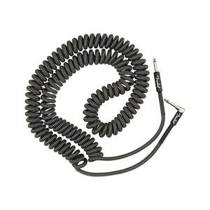 Fender Professional Coil Guitar Cable, Gray Tweed, 30ft