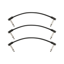 Fender Blockchain 6inch Patch Cable Kit, Right Angle to Right Angle, 3-Pack