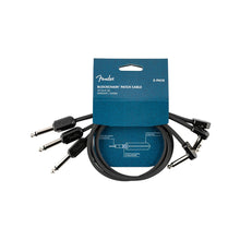 Fender Blockchain 16inch Patch Cable Kit, Straight to Right Angle, 3-Pack