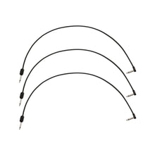 Fender Blockchain 24inch Patch Cable Kit, Straight to Right Angle, 3-Pack