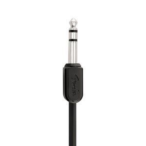 Fender Blockchain 16inch Stereo Cable, Straight/Right Angle