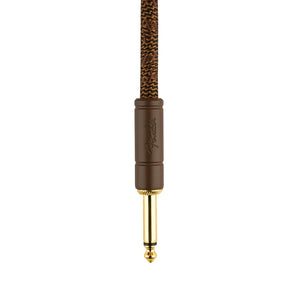 Fender Paramount Acoustic Instrument Cable, 18.6 ft, Brown