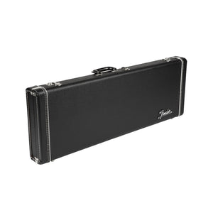 Fender Deluxe Strat/Tele Guitar Case, Black w/ Orange Plush Interior