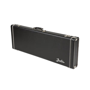 Fender Deluxe Strat/Tele Guitar Case, Black w/ Orange Plush Interior