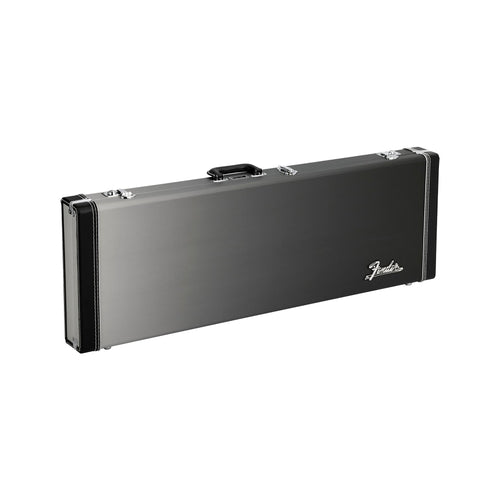 Fender Deluxe Ombré Stratocaster/Telecaster Guitar Case, Silver Smoke