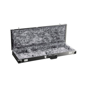 Fender Deluxe Ombré Stratocaster/Telecaster Guitar Case, Silver Smoke
