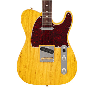 [PREORDER] Fender MIJ Limited Telecaster Electric Guitar, RW FB, Raw Ash Vintage Natural