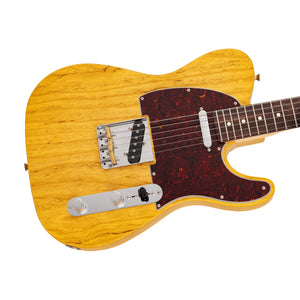 [PREORDER] Fender MIJ Limited Telecaster Electric Guitar, RW FB, Raw Ash Vintage Natural