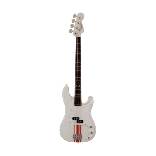 [PREORDER] Fender Japan Traditional II 60s Precision Bass Guitar, RW FB, Olympic White / Red