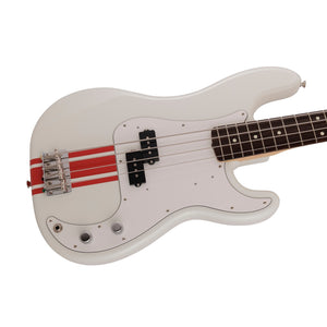 [PREORDER] Fender Japan Traditional II 60s Precision Bass Guitar, RW FB, Olympic White / Red