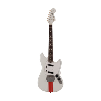 [PREORDER] Fender Japan Traditional 60s Mustang Electric Guitar, RW FB, Olympic White / Red