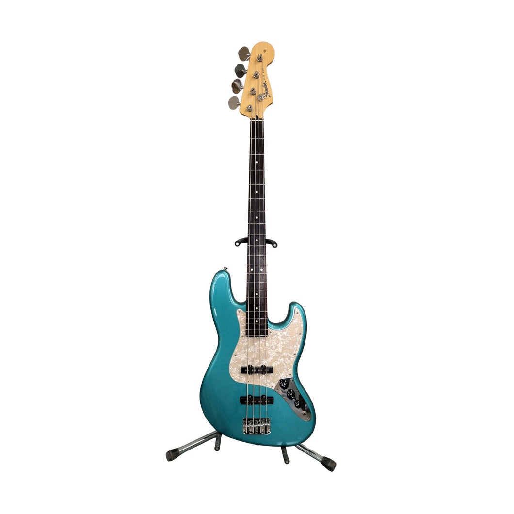 [PREORDER] Fender FSR Collection Hybrid II Jazz Bass Guitar, RW FB, Teal Green Metallic