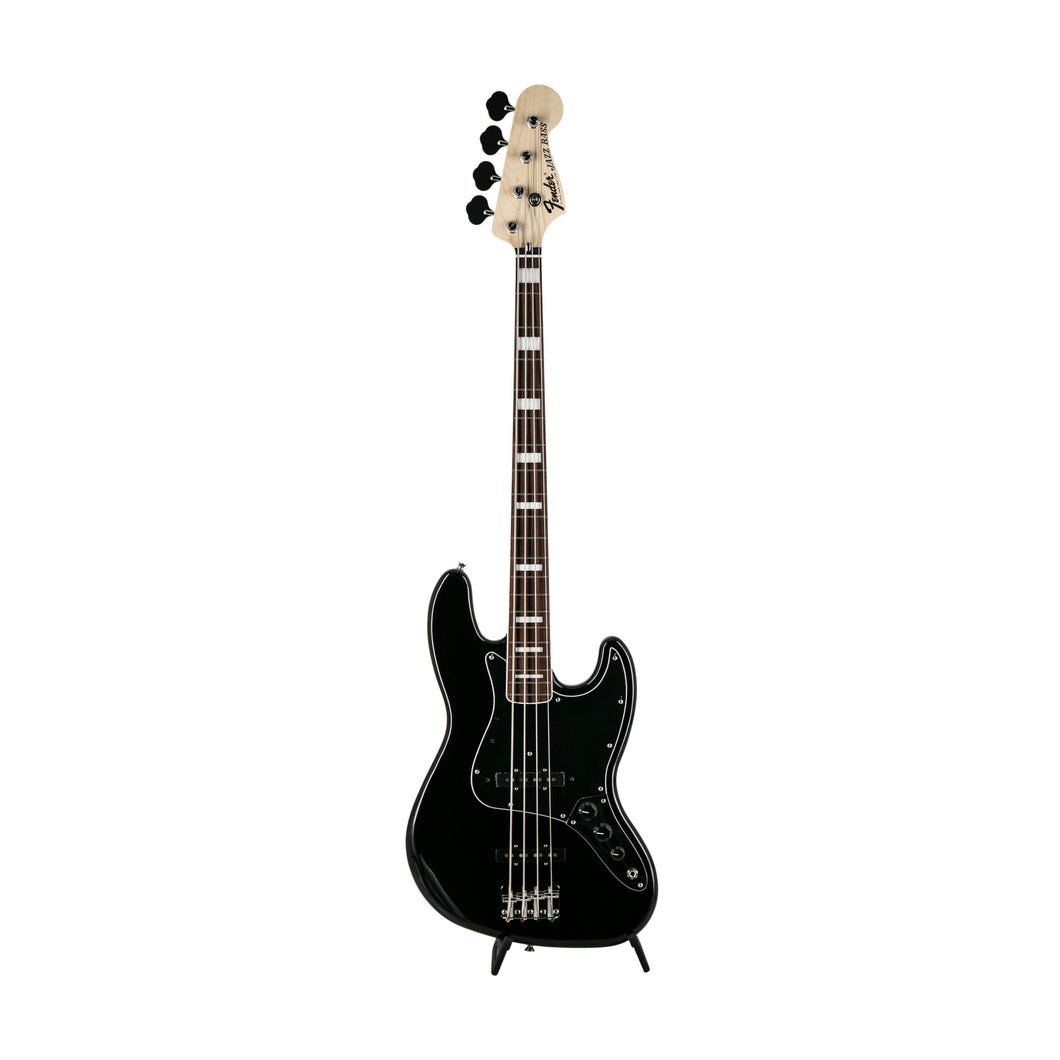 [PREORDER] Fender FSR Collection Traditional 70s Jazz Bass Guitar, RW FB, Black
