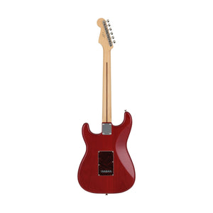 Fender Japan Hybrid II Stratocaster Electric Guitar, Maple FB, Flame Sunset Orange Transparent