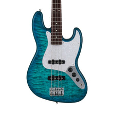 [PREORDER] Fender Japan Hybrid II Jazz Bass Guitar w/Quilt Maple Top, RW FB, Aquamarine
