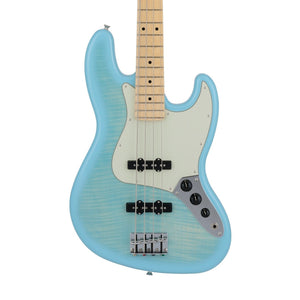 [PREORDER] Fender Japan Hybrid II Jazz Bass Guitar, Maple FB, Flame California Blue