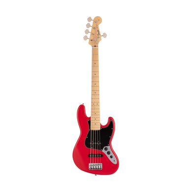 [PREORDER] Fender Japan Hybrid II Jazz Bass V Guitar, Maple FB, Modena Red