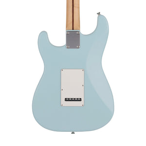 [PREORDER] Fender Japan Junior Collection Stratocaster Electric Guitar, Maple FB, Satin Daphne Blue