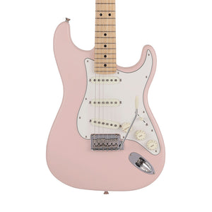 [PREORDER] Fender Japan Junior Collection Stratocaster Electric Guitar, Maple FB, Satin Shell Pink
