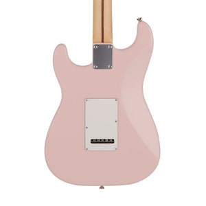 [PREORDER] Fender Japan Junior Collection Stratocaster Electric Guitar, Maple FB, Satin Shell Pink
