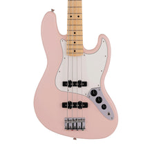[PREORDER] Fender Japan Junior Collection Jazz Bass Guitar, Maple FB, Satin Shell Pink