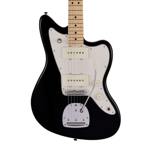 [PREORDER] Fender Japan Junior Collection Jazzmaster Electric Guitar, Maple FB, Black
