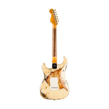 [PREORDER] Fender Custom Shop 1961 Stratocaster Super Heavy Relic Guitar, Aged Vintage White/3-Tone Sunburst